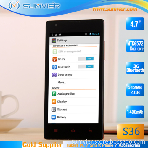 4.7inch Dual Core Smart Mobile Phone S36